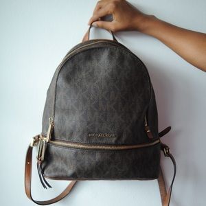 Michael Kors Original Kors Logo Multi-Pocket Backpack